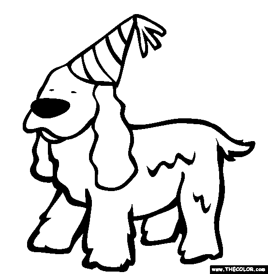 554x565 Cocker Spaniel Coloring Pages