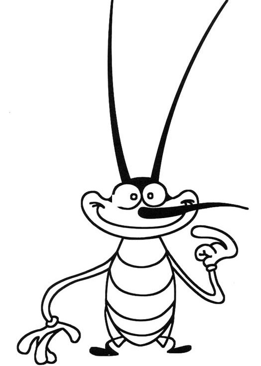 524x735 Joey Strong Cockroaches Coloring Page Birthdayparty Ideas