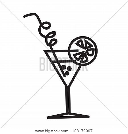 450x470 Simple Symbol Cocktail. Cocktail Vector Amp Photo Bigstock