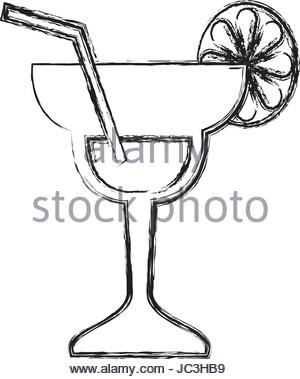 300x379 Glass Lemon Draw Illustration Stock Vector Art Amp Illustration