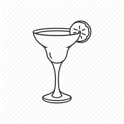 512x512 Beverage, Bottle, Cocktail, Drink, Glass, Lemon, Margarita Icon