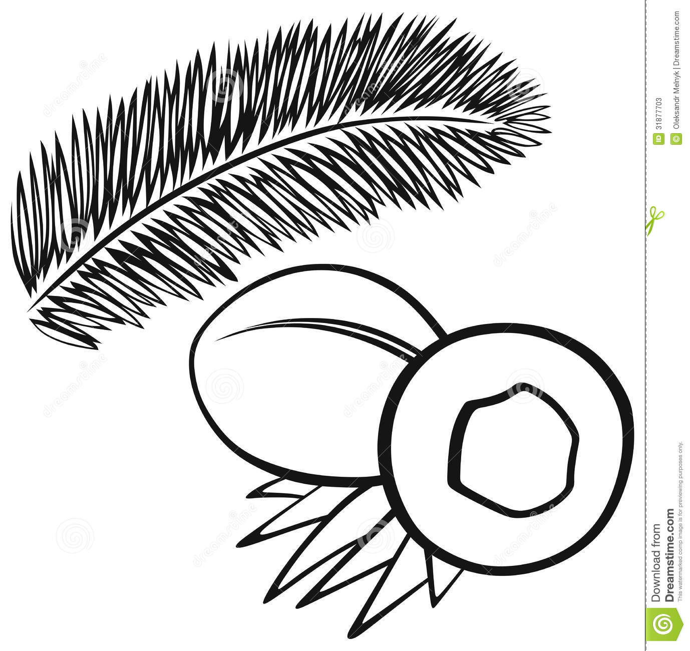 1378x1300 Black Clipart Coconut Tree