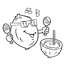 230x230 Top 10 Coconut Coloring Pages For Your Toddler