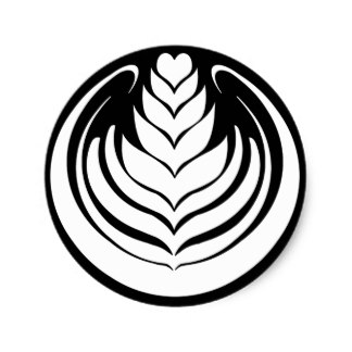 324x324 Latte Art Stickers Amp Labels Zazzle Uk