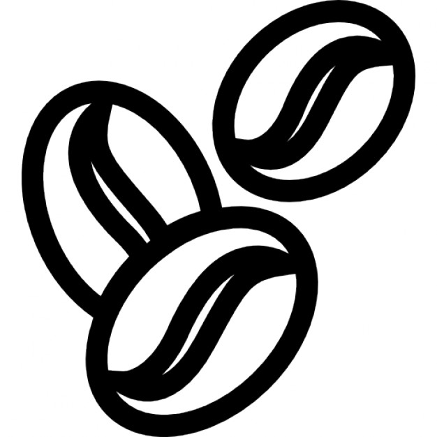 626x626 Coffee Beans Outline Icons Free Download