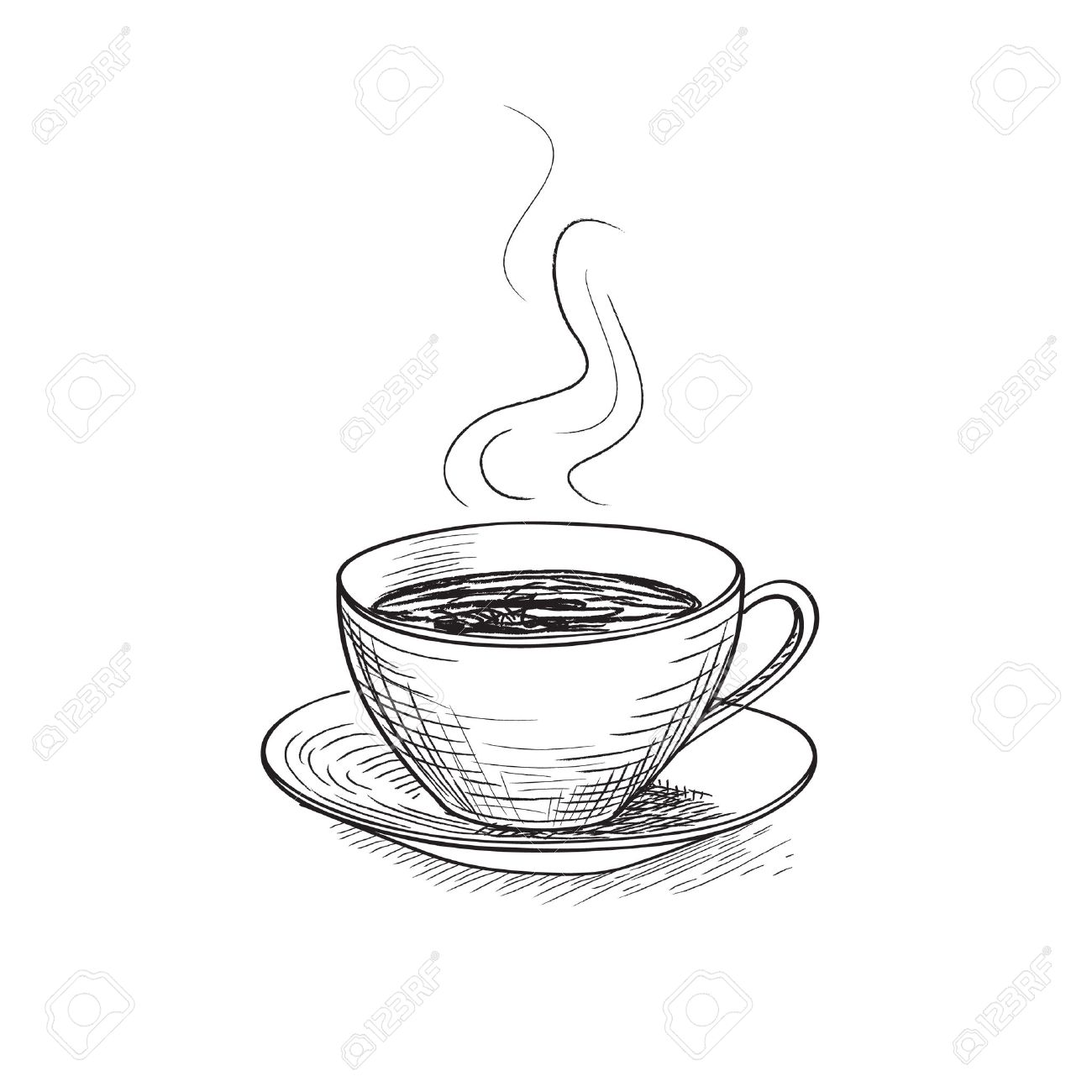 1300x1300 Cup Of Coffee Illustration Royalty Free Cliparts, Vectors,