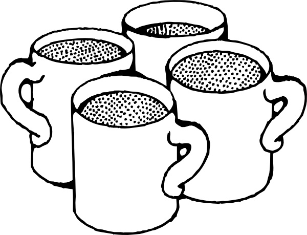 600x459 Coffee Mugs Clip Art Free Vector In Open Office Drawing Svg ( Svg