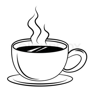 320x317 Cup Of Coffee Or Tea Vector Illustration On White Background