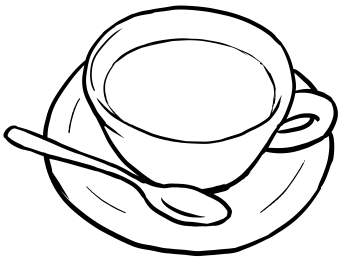 348x268 Draw A Cup Of Coffee In Cartoon Humor Cups, Coffee