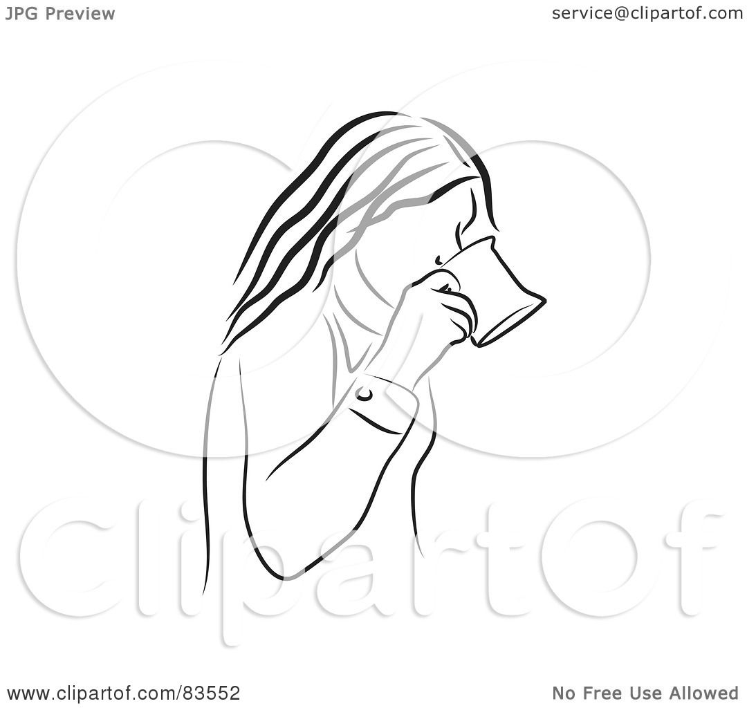 1080x1024 Royalty Free (Rf) Clipart Illustration Of A Black And White Line