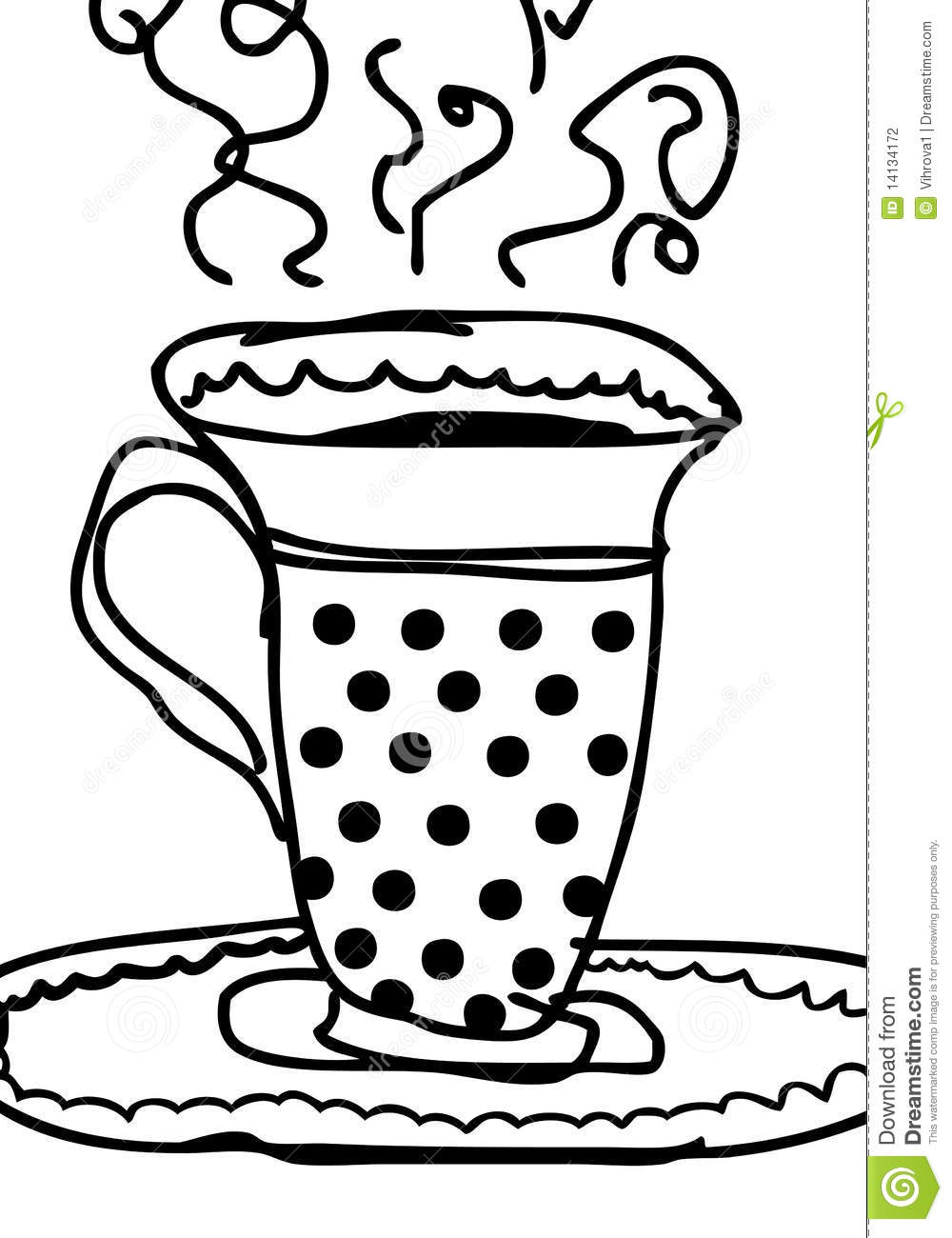 1000x1300 Coffee Line Drawing