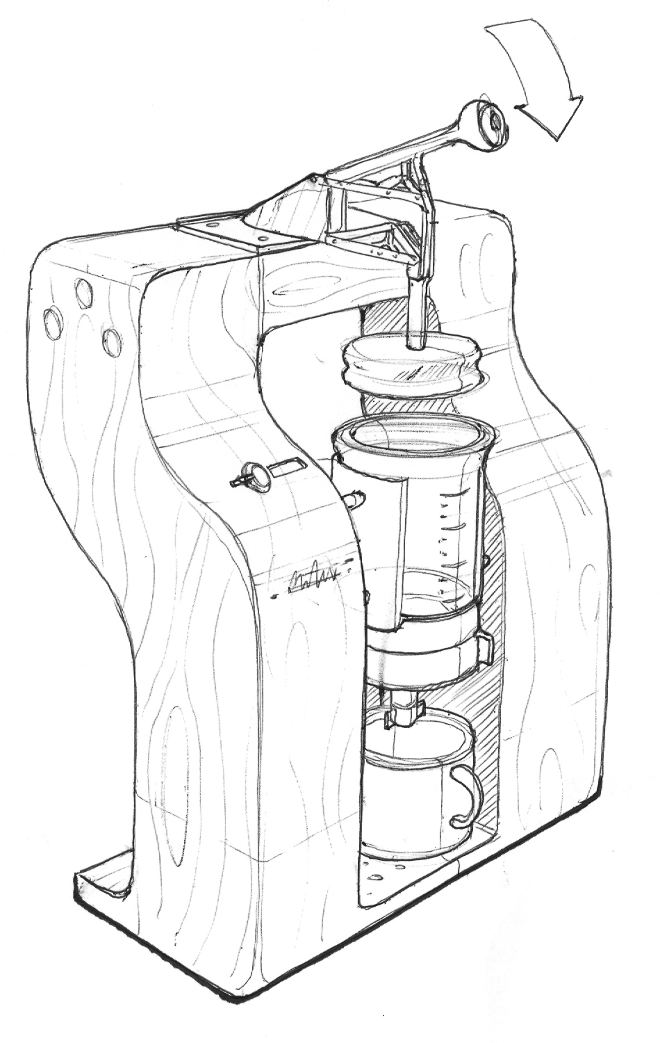 Coffee Maker Drawing
