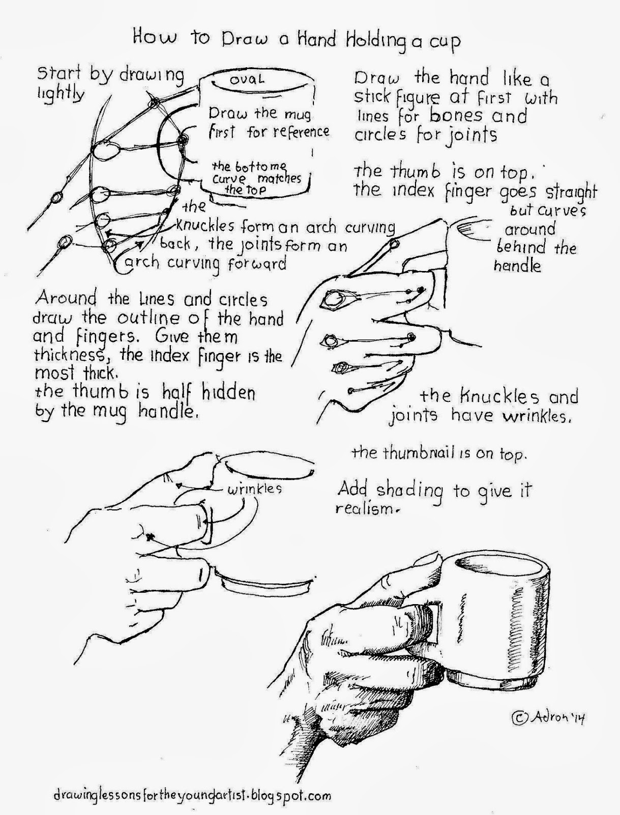 1219x1600 How To Draw Worksheets For The Young Artist How To Draw A Hand