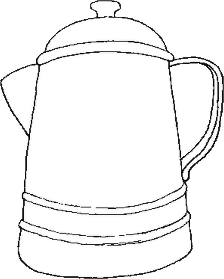 725x900 Old Coffee Pot Coloring Pages Quilt Ideas Tutorials