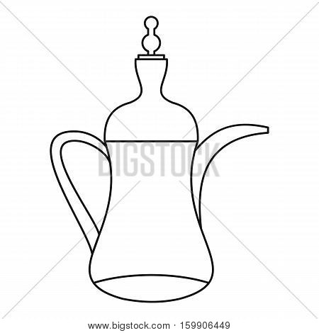 450x470 Arabic Coffee Pot Icon. Outline Vector Amp Photo Bigstock