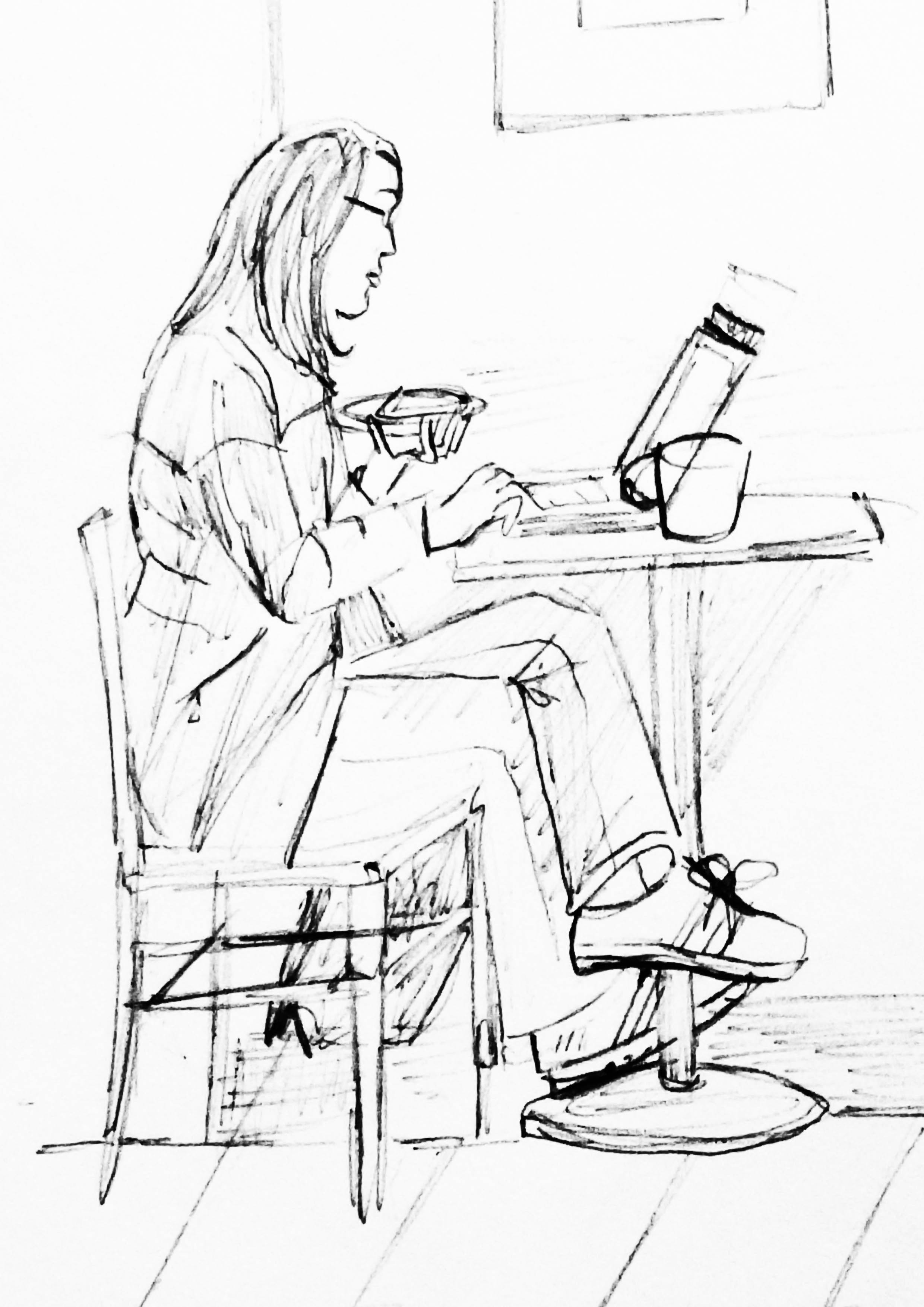 2480x3508 Coffee Shop Sketches 3 Coffee Shop Mugs