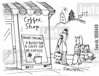 400x308 Coffee Shop Culture Cartoons