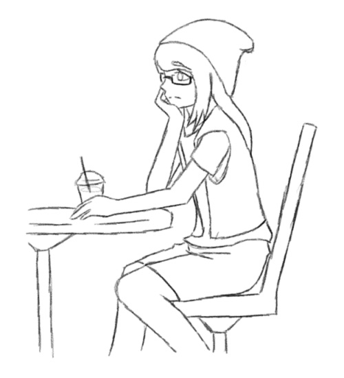 500x550 Coffee Shop Lineart By Goodmorningfate
