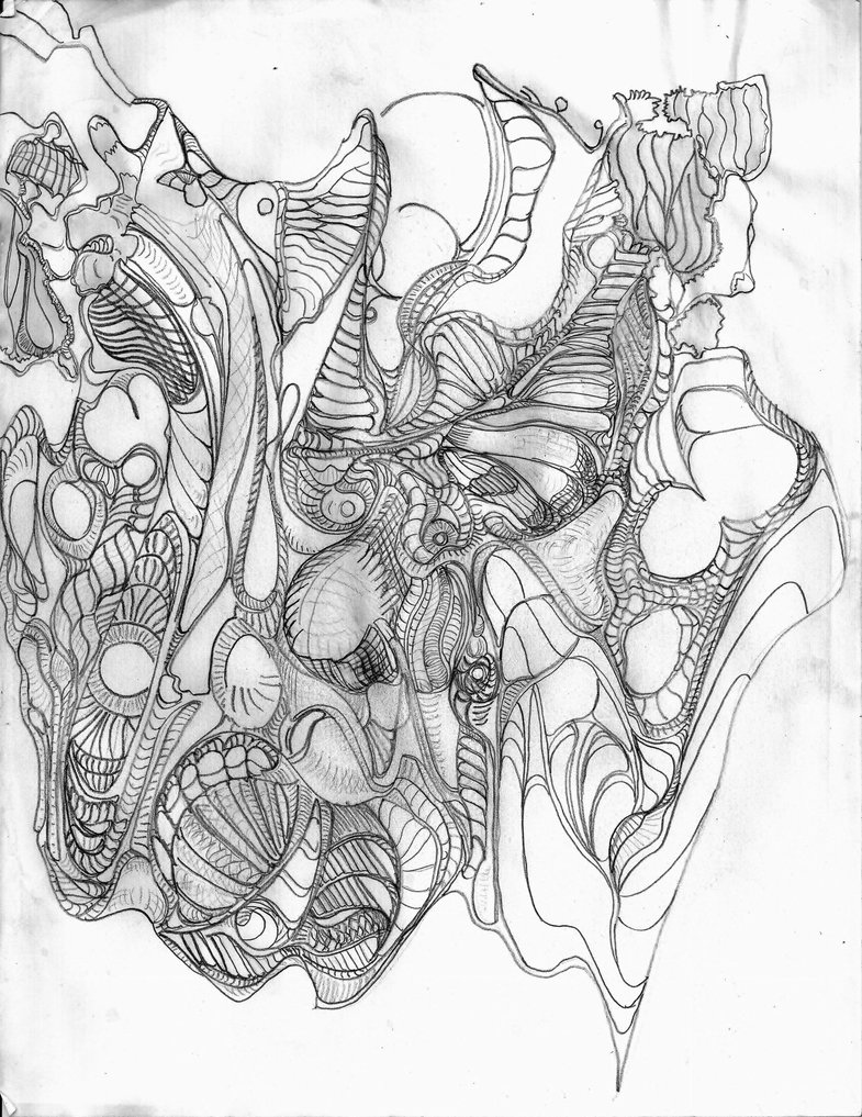 785x1017 Coffee Stain Landscape Iiia By Madgardens