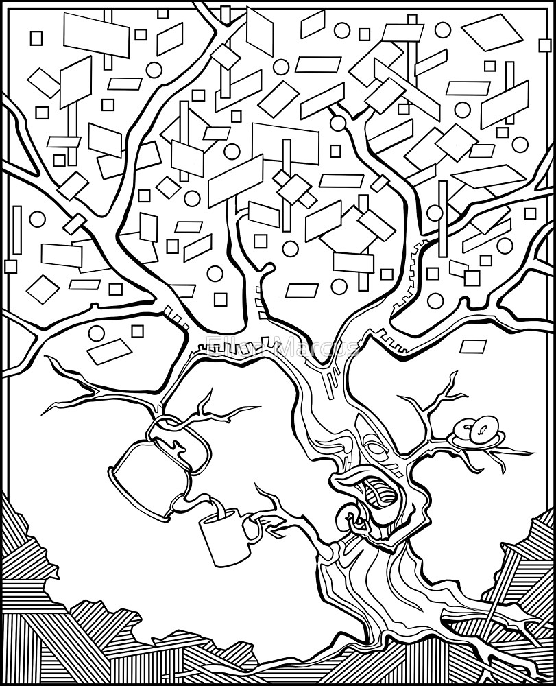 811x1000 Tree Needs Coffee And Doughnuts By Ellen Marcus Redbubble