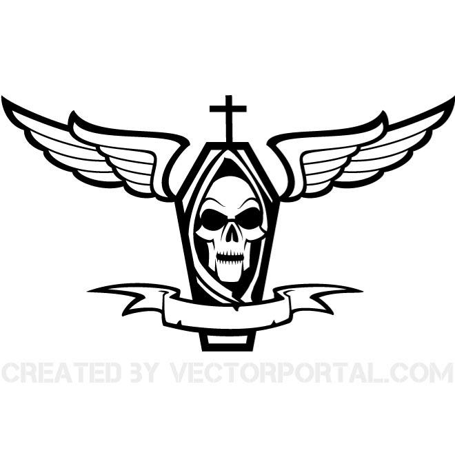 660x660 Coffin Vector Graphics