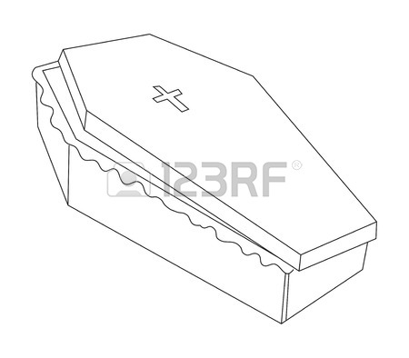 450x394 Cartoon Image Of Spooky Coffin Royalty Free Cliparts, Vectors,