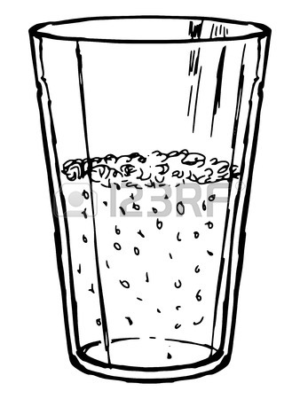 338x450 Hand Drawn, Doodle, Sketch Illustration Of Glass Of Cola Royalty