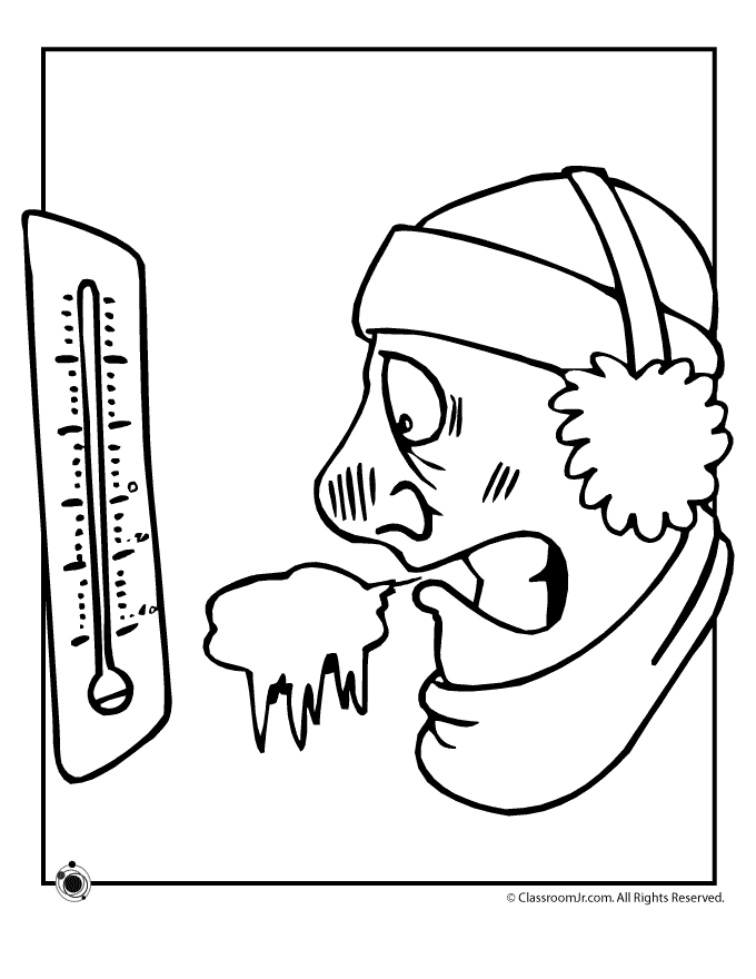 680x880 Cold Weather Coloring Page