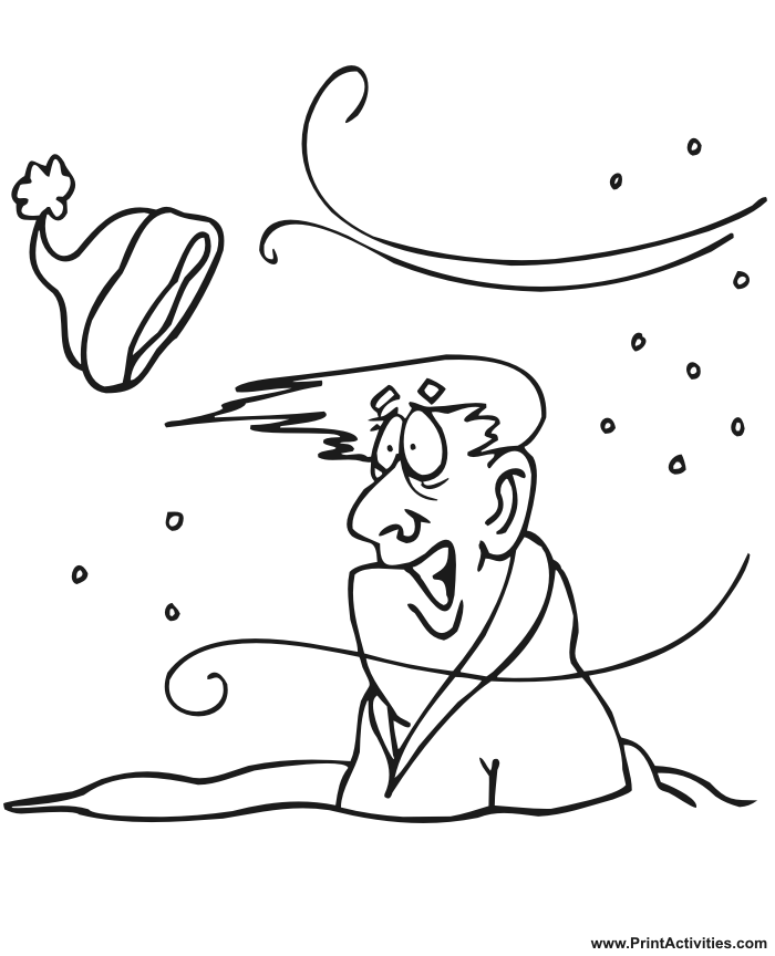 700x864 Cold Weather Coloring Pages