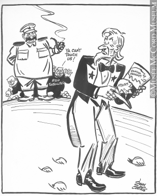 308x385 M965.199.8818 Cold War Dead End Kids. Drawing, Cartoon John