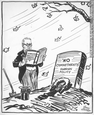 314x385 M965.199.9408 Casualty Of The Cold War. Drawing, Cartoon