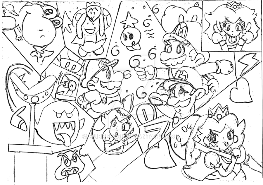 900x632 Mario Collage By Bubble66