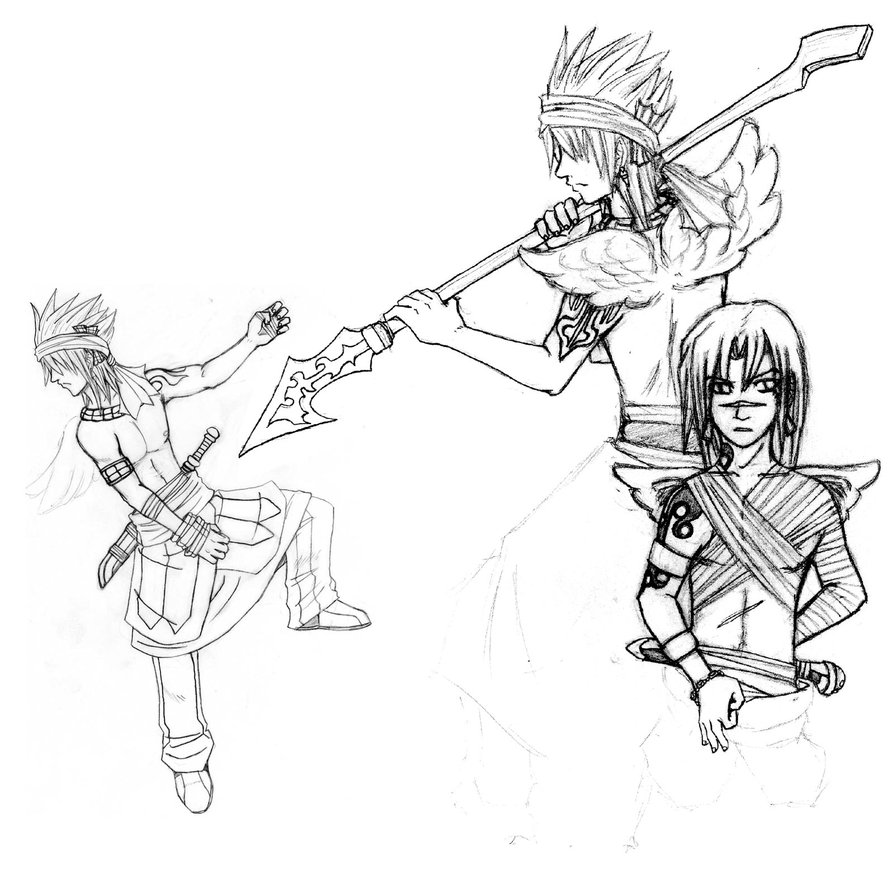 894x894 Old Drawing Collage 2 By Uriu