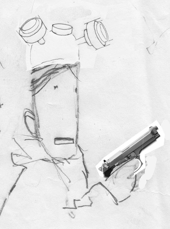 550x739 Working Drawing Collage For Website Banner