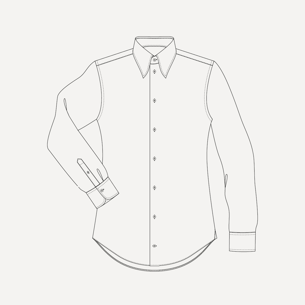 Collar Shirt Drawing at GetDrawings | Free download