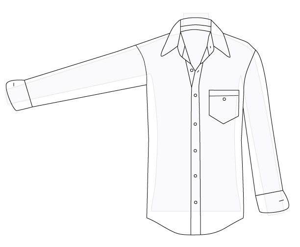 Collared Shirt Drawing at GetDrawings | Free download