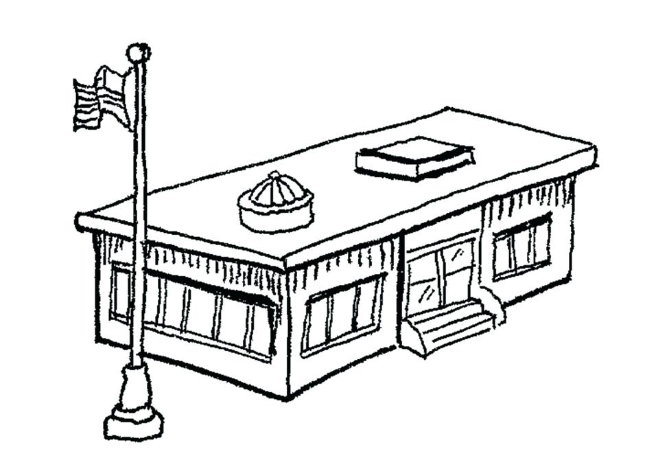 940x680 Building Coloring Pages Joandco.co