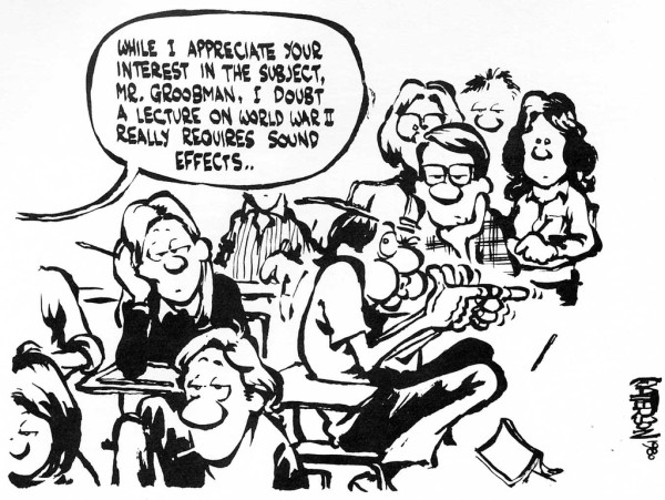 600x451 Bill Watterson's College Cartoons Flavorwire