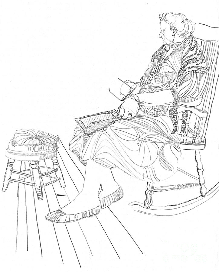 724x900 Center College Drawing Of Model In 1962 Drawing By Robert Birkenes