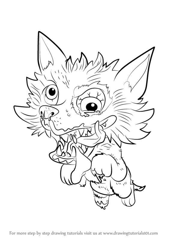 566x800 Learn How To Draw Bored Collie From The Ugglys Pet Shop (The