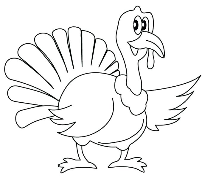 678x600 Printable Turkey Coloring Pages Turkey Drawing Coloring Pages