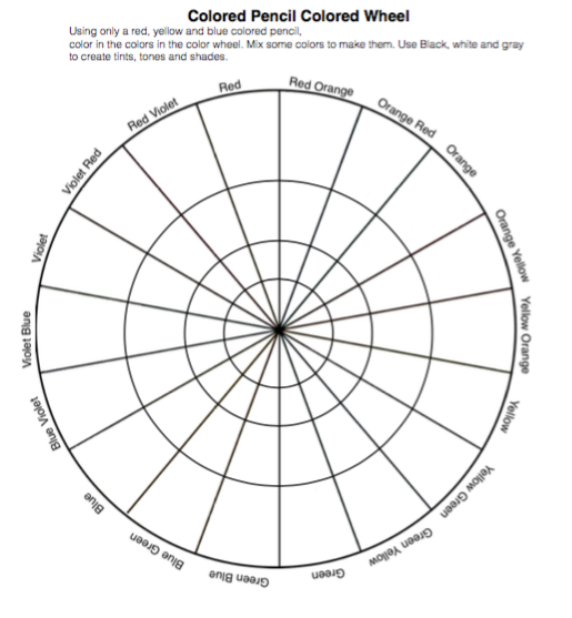 Color Wheel Drawing at GetDrawings | Free download