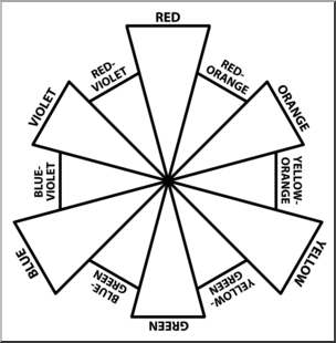 304x310 Clip Art Color Wheels Color Wheel 1 Bampw 2 I Abcteach