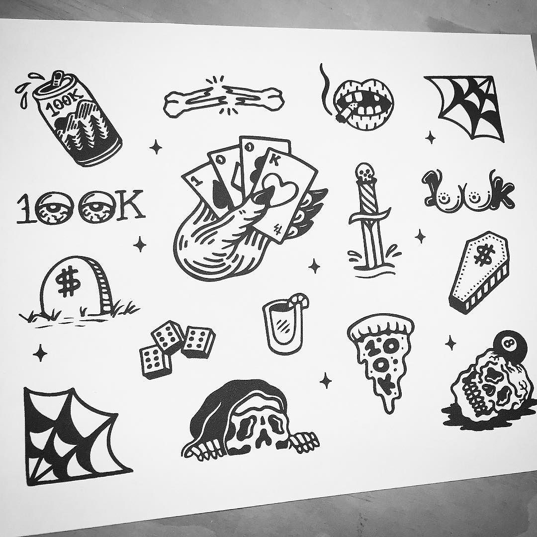 1080x1080 Free Tattoos From My Flash Tonight Up Here
