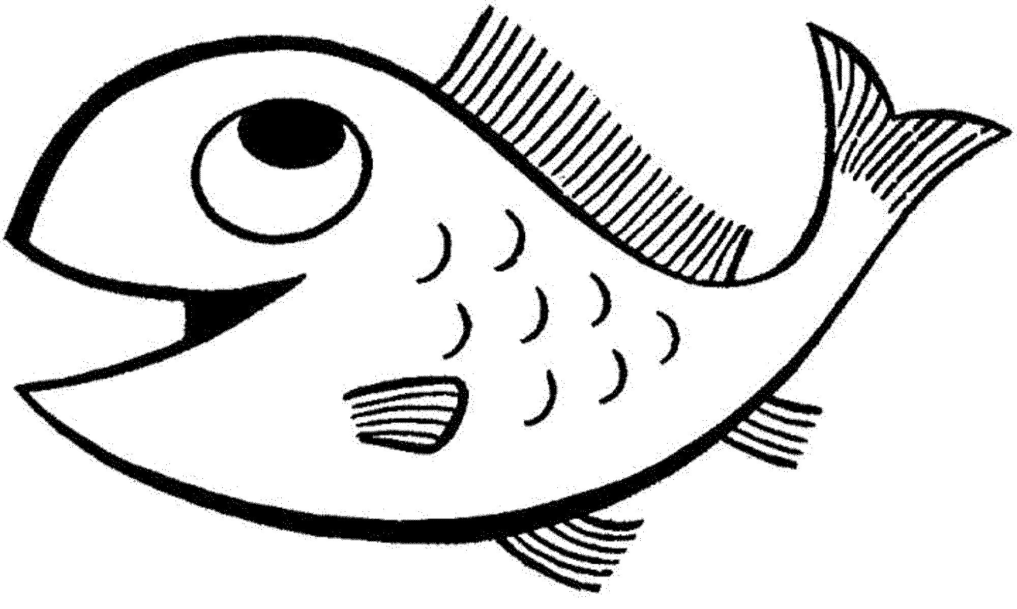 2000x1197 Pictures Of Fish To Color