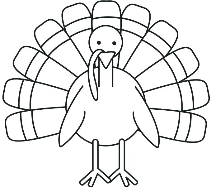 678x600 Turkey Images To Color Thanksgiving Turkey Images Coloring 1table.co