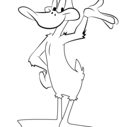 250x250 Daffy Duck Drawing, Pencil, Sketch, Colorful, Realistic Art Images