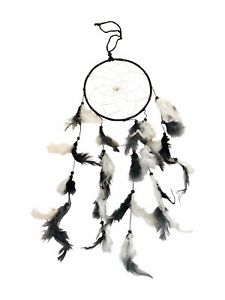 225x300 Dream Catcher Black White Feather Coloured Dreamcatcher Native
