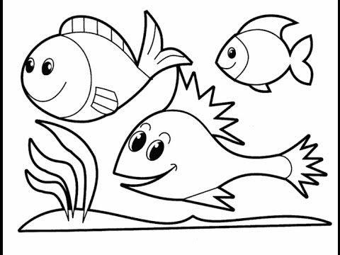 480x360 How To Draw A Cartoon Fish Cute And Easy