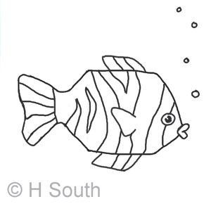 300x300 You Can Draw A Colorful Cartoon Fish In 5 Easy Steps Tropical